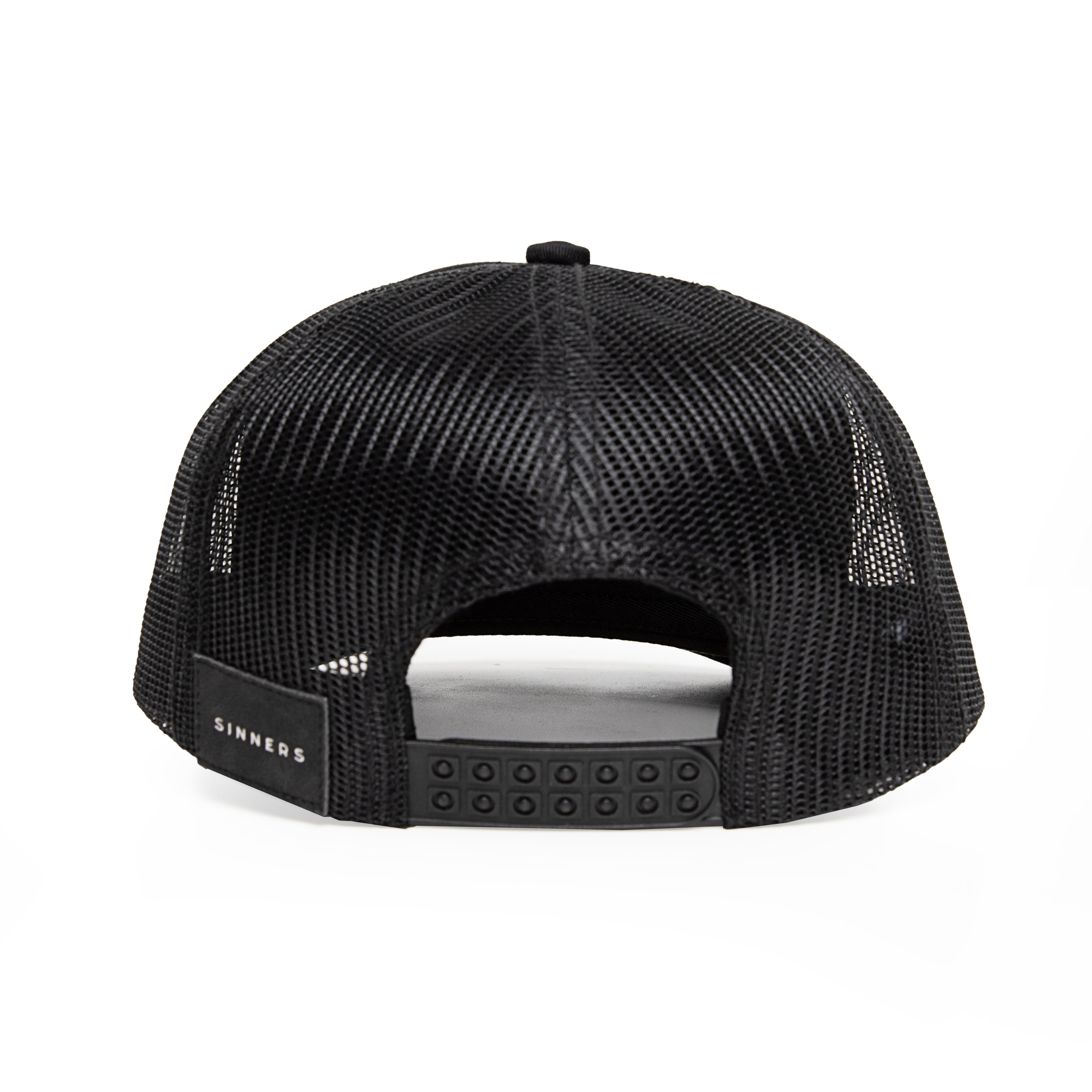 GORRA SINNERS NOT A NARCO BLACK/WHITE
