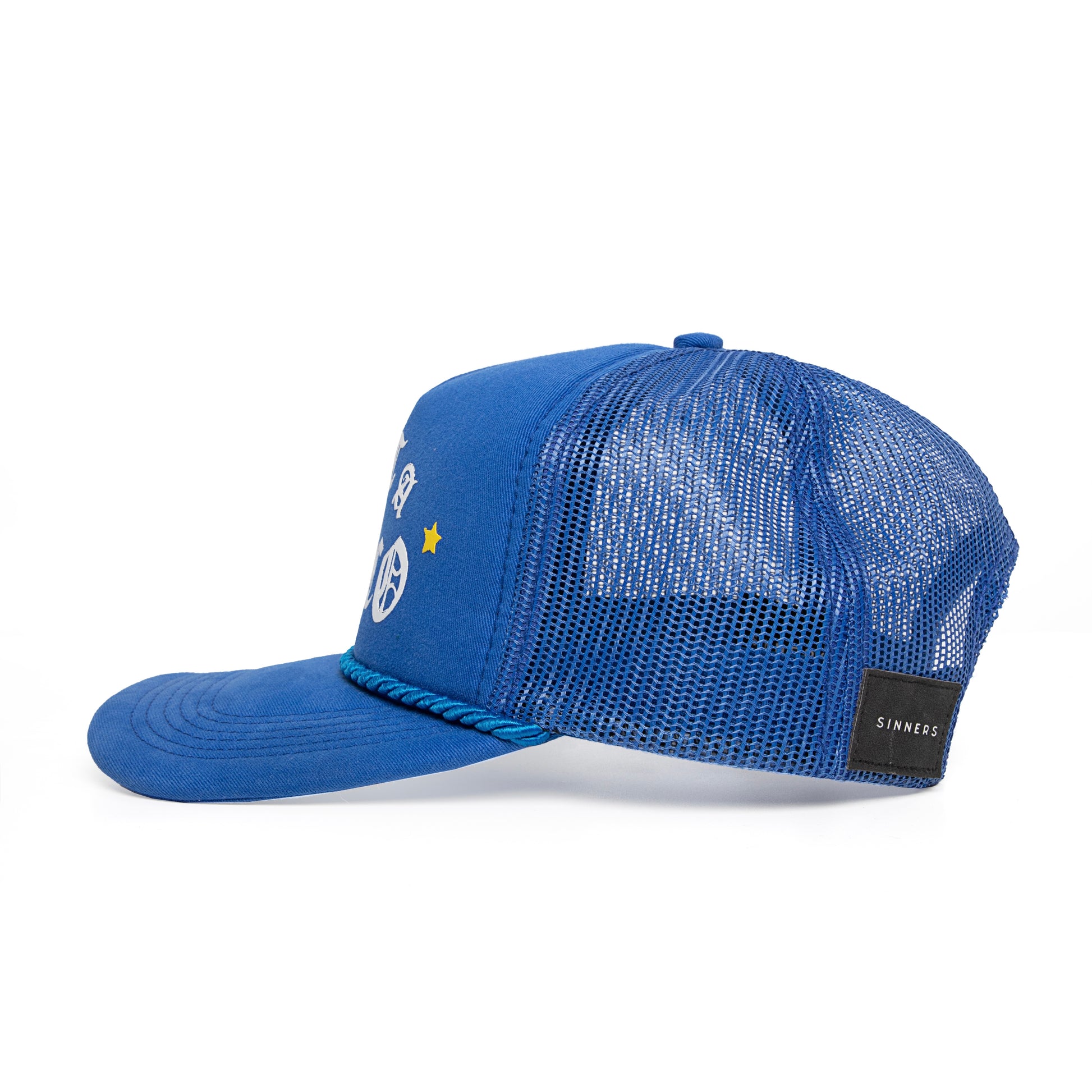GORRA SINNERS NOT A NARCO BLUE