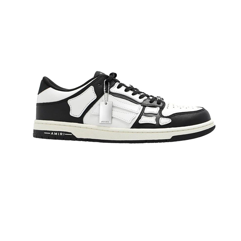 ZAPATOS AMIRI SKEL NEGROS BLANCO