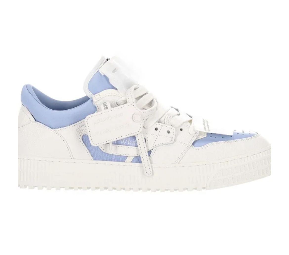 ZAPATOS OFF WHITE COURT 3 BLANCO AZUL