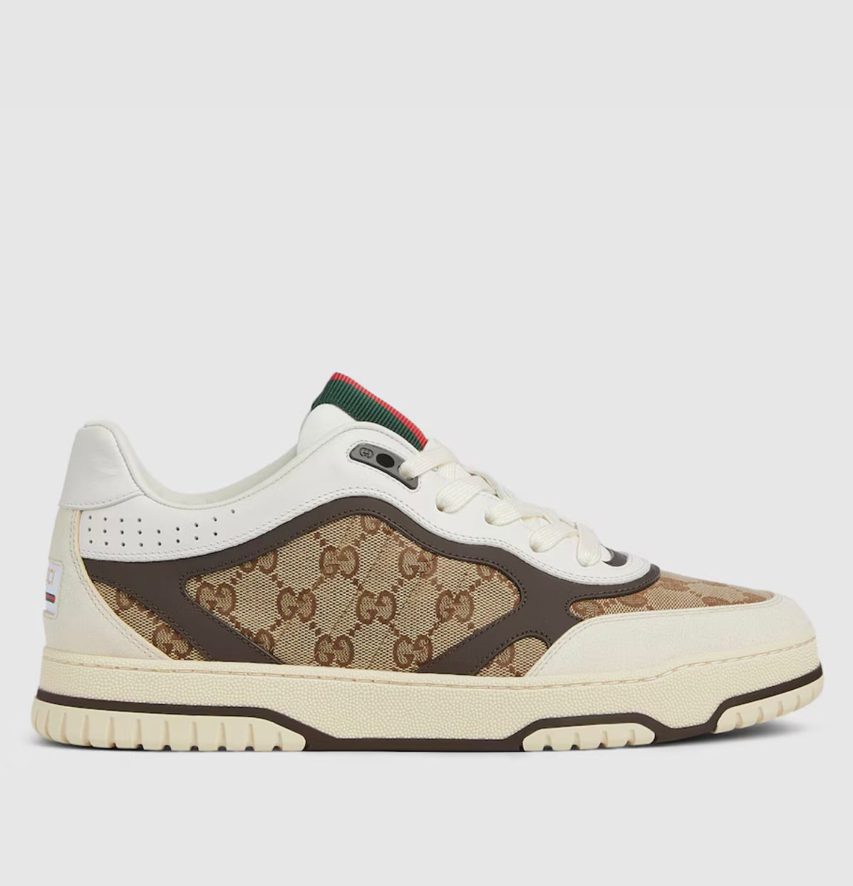 ZAPATOS GUCCI RE WEB BLANCOS CAFÉ