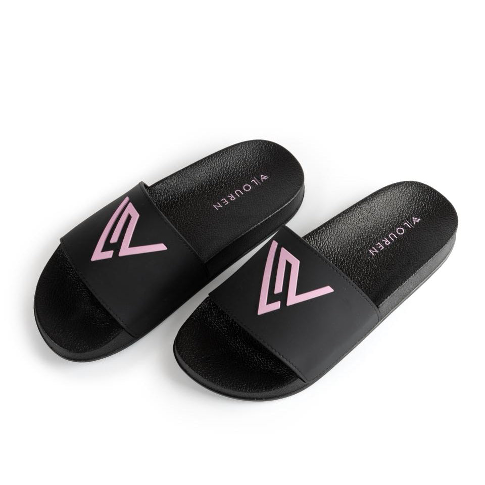SANDALIAS LOUREN BLACK AND PINK WOMAN