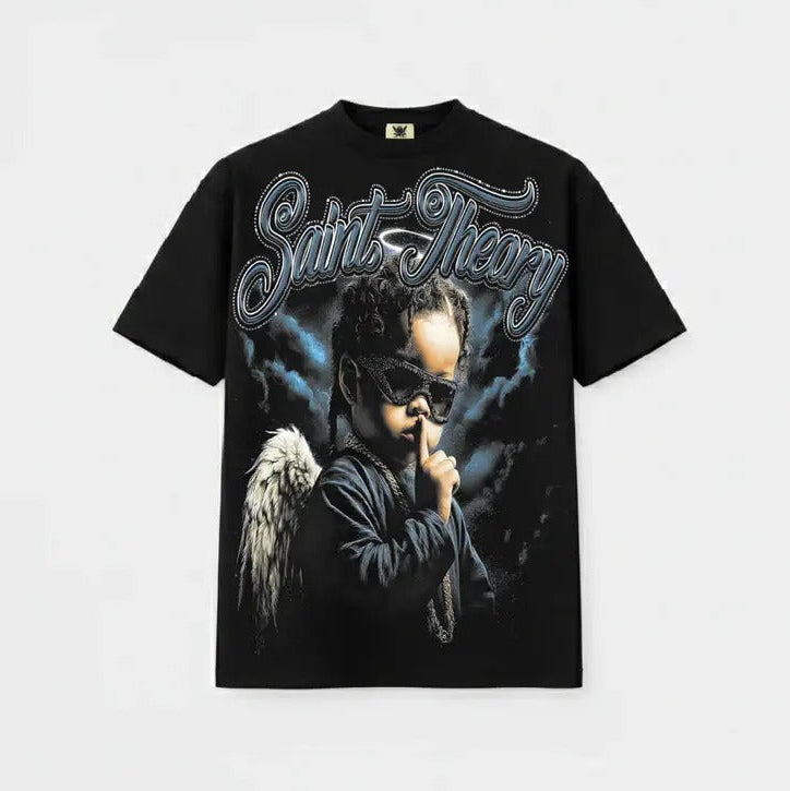 CAMISETA SAINT THEORY REVELION SUN GLASSES BLACK