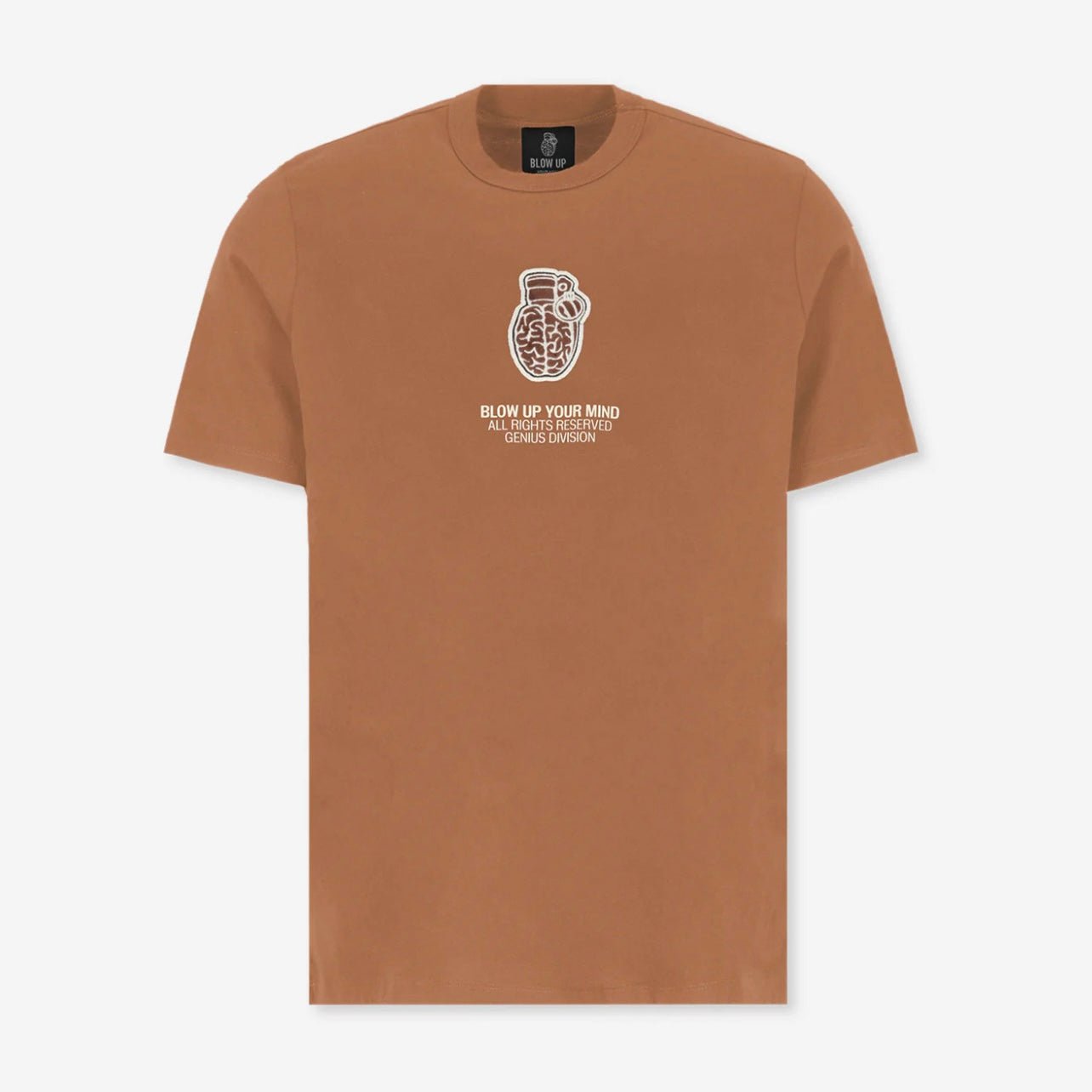 CAMISETA BLOW UP BLACK GRANADA BORDADO BROWN - Superiority