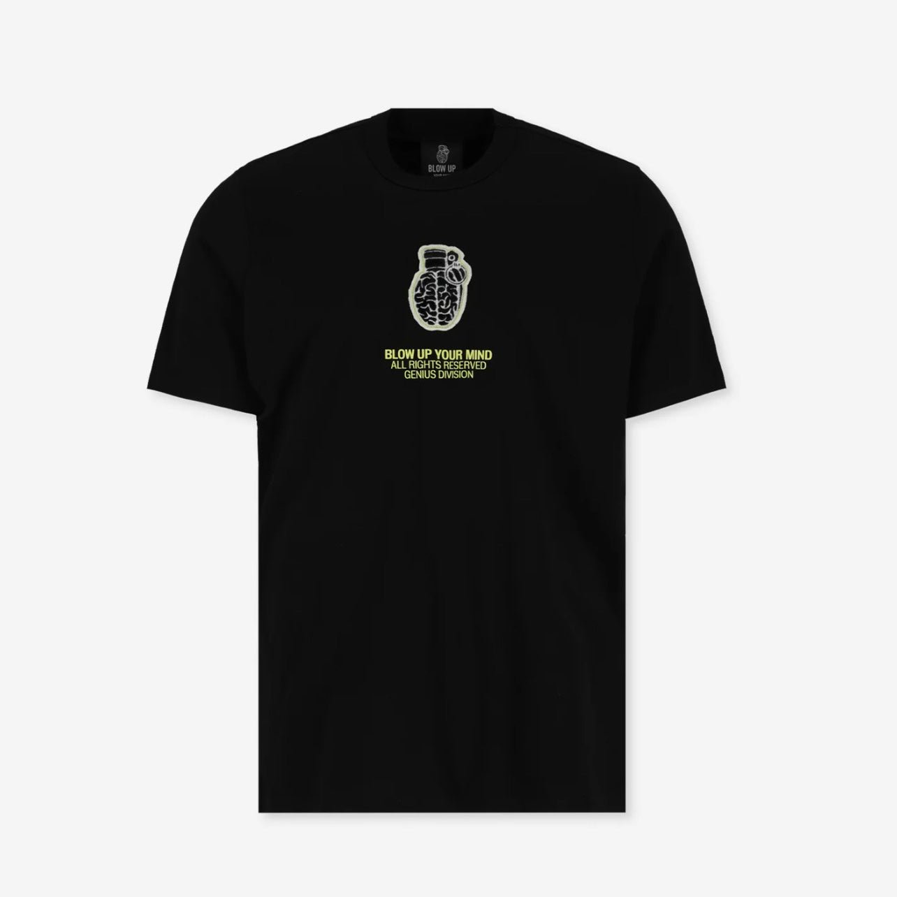 CAMISETA BLOW UP BLACK GRANADA BORDADO VERDE - Superiority
