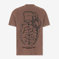 CAMISETA BLOW UP BROWN GRANADA ESPALDA - Superiority
