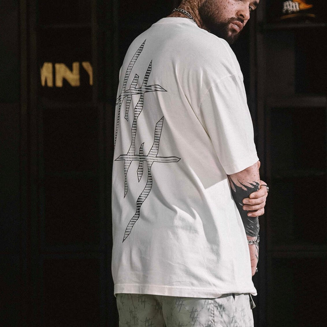 CAMISETA MONEY MAKERS OVERSIZE IVORY - Superiority