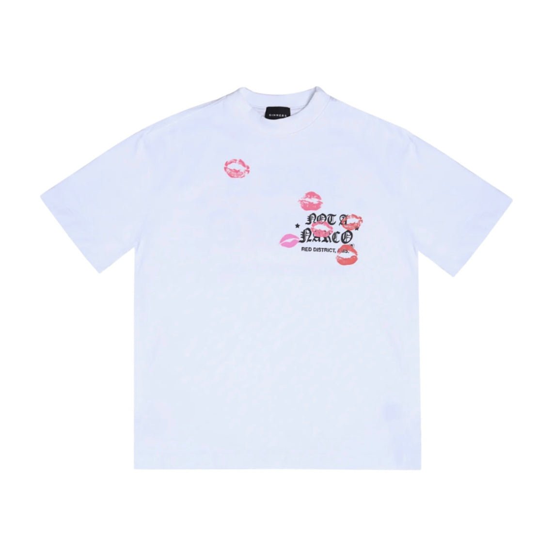 CAMISETA SINNERS NOT A NARCO ÁMSTERDAM WHITE - Superiority