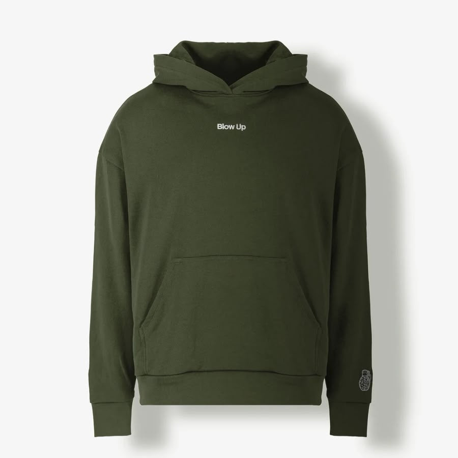 BUZO BLOW UP GREEN HOODIE
